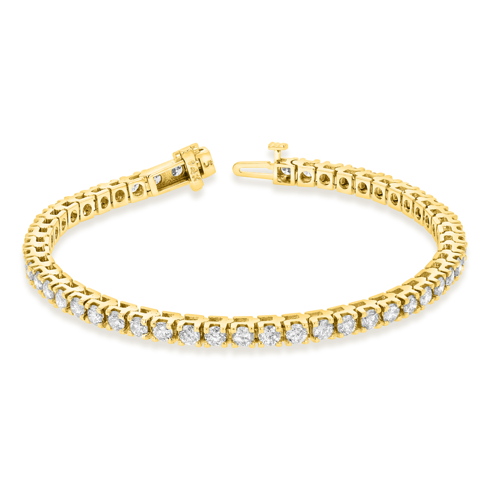 5.00ctw Diamond Tennis Bracelet in 14k Yellow Gold