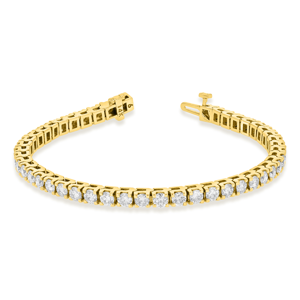 View 6.00ctw Diamond Tennis Bracelet in 14k Yellow Gold 