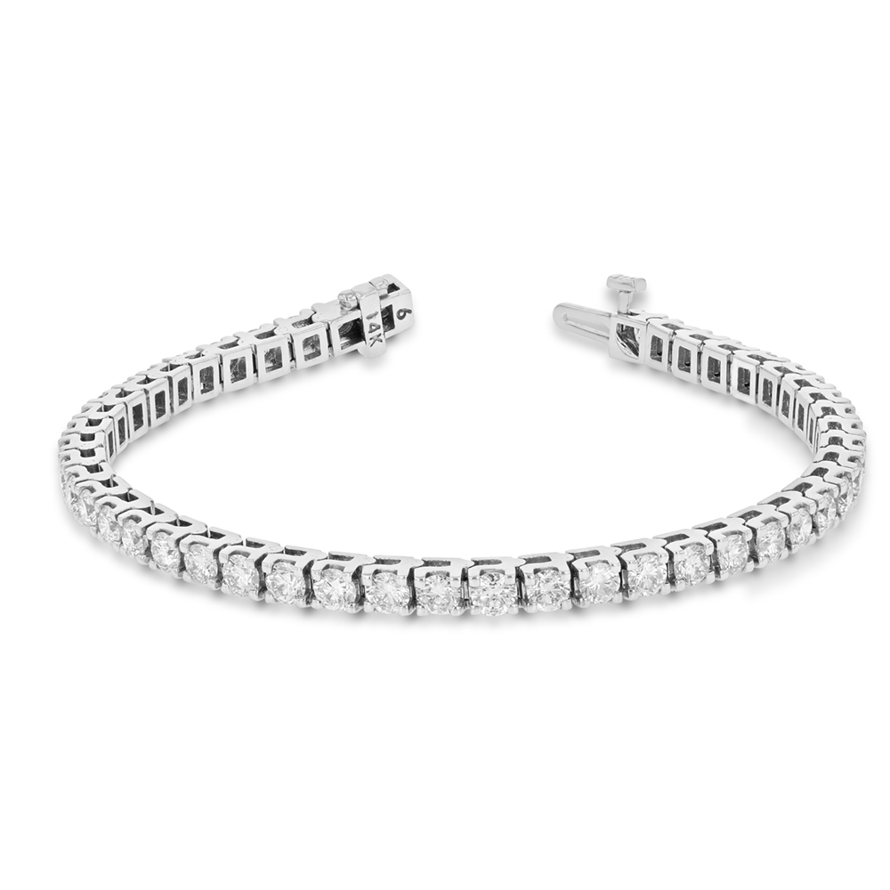 View 6.00ctw Diamond Tennis Bracelet in 14k White Gold 