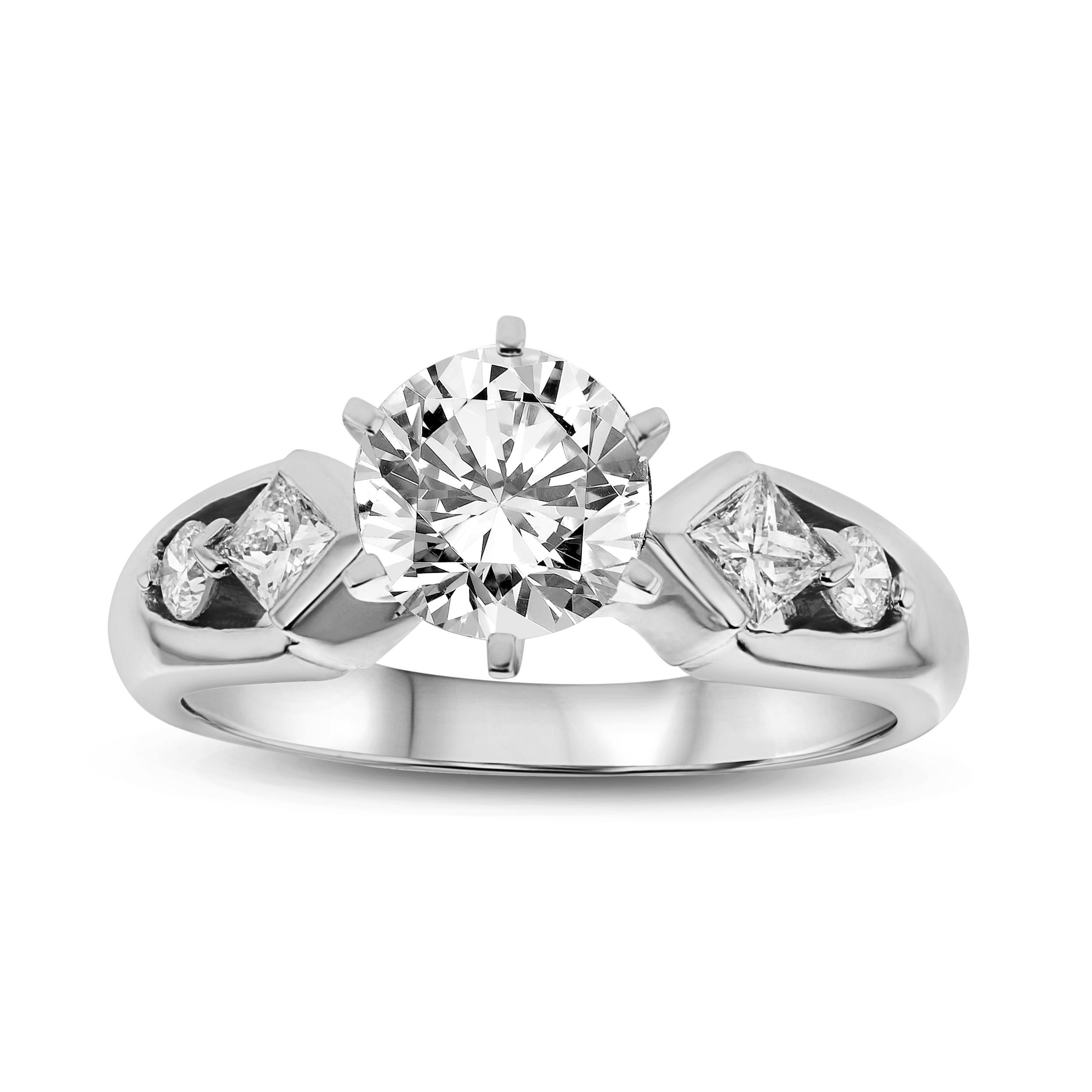 View 1.00ctw Diamond Engagement Ring in 14k Gold