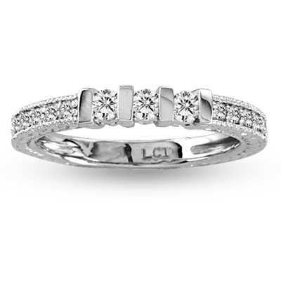0.35ct tw of Diamonds 14k Gold Wedding Band 