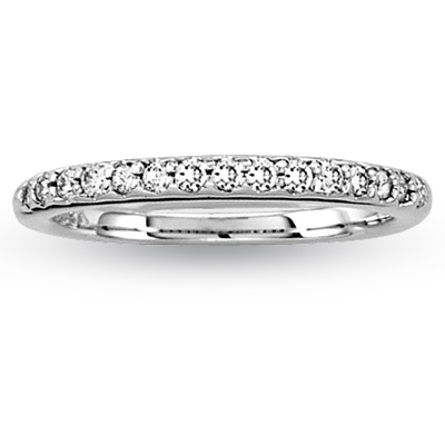 View 0.25ct tw Diamonds Antique Look Wedding Band 14k Gold Bridal Ring