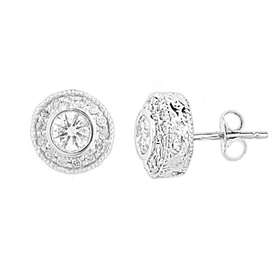 View 0.60ct tw Diamond Earring set in 14k Gold