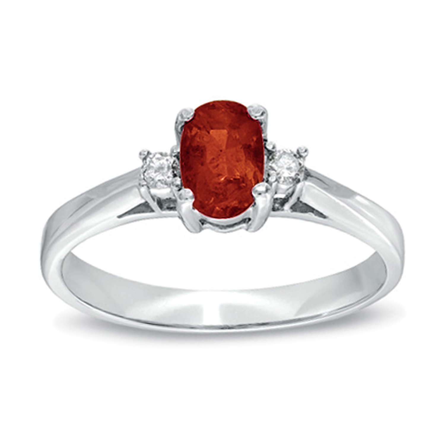 View 0.55cttw Natural Heated Ruby and Diamond Ring set in 14k Gold