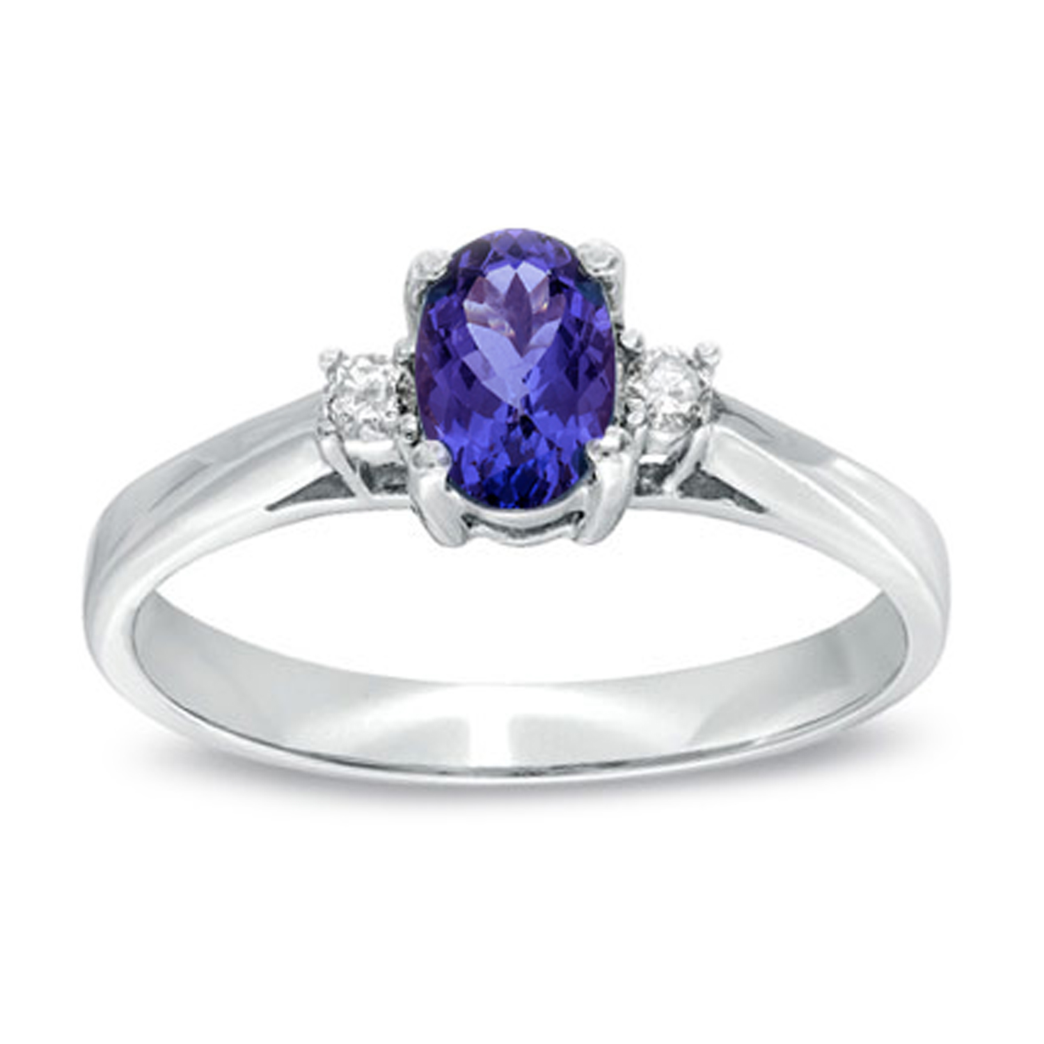 View 0.53cttw Tanzanite and Diamond Ring set in 14k Gold