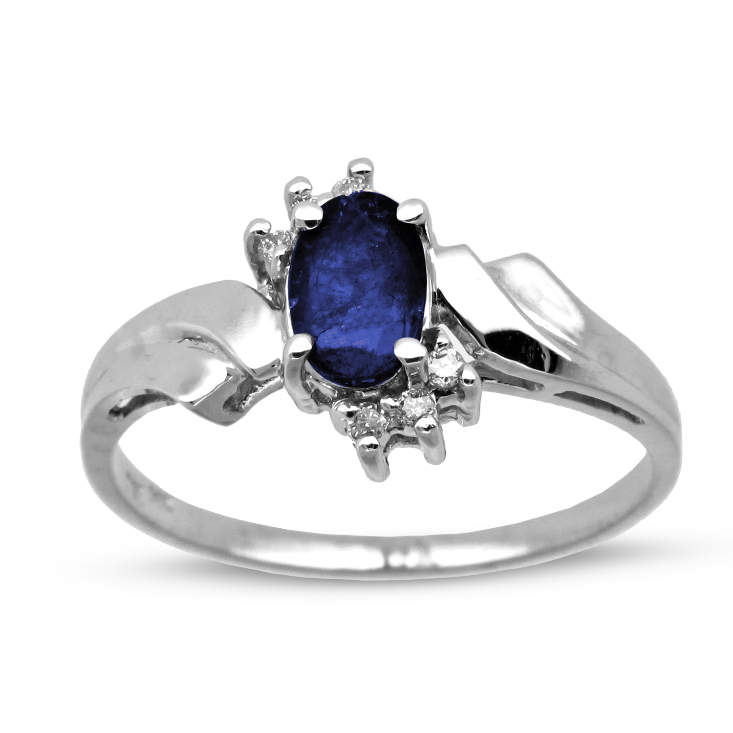 0.60cttw Sapphire and Diamond Fashion Ring set in 14k Gold