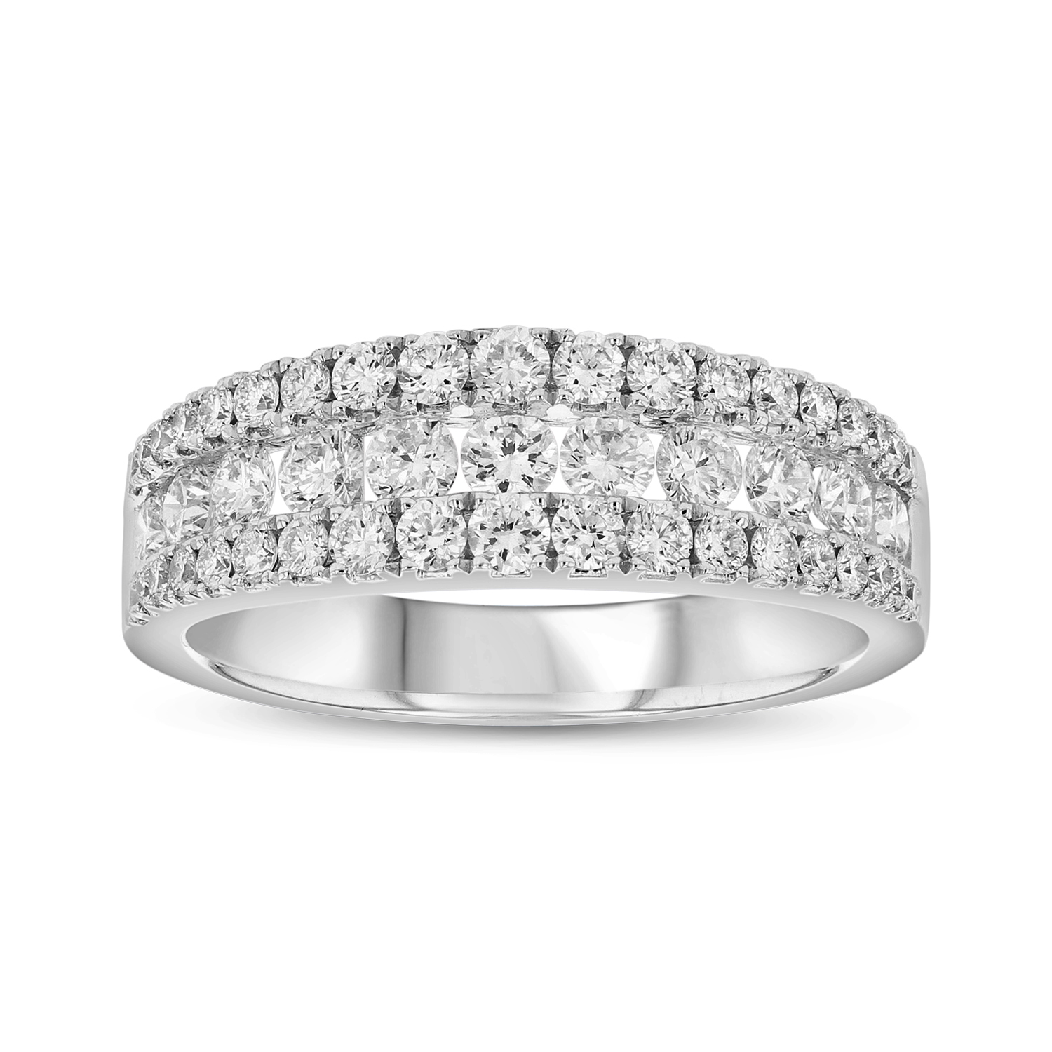 View 1.20ctw Diamond Fashion Band in 18k White Gold