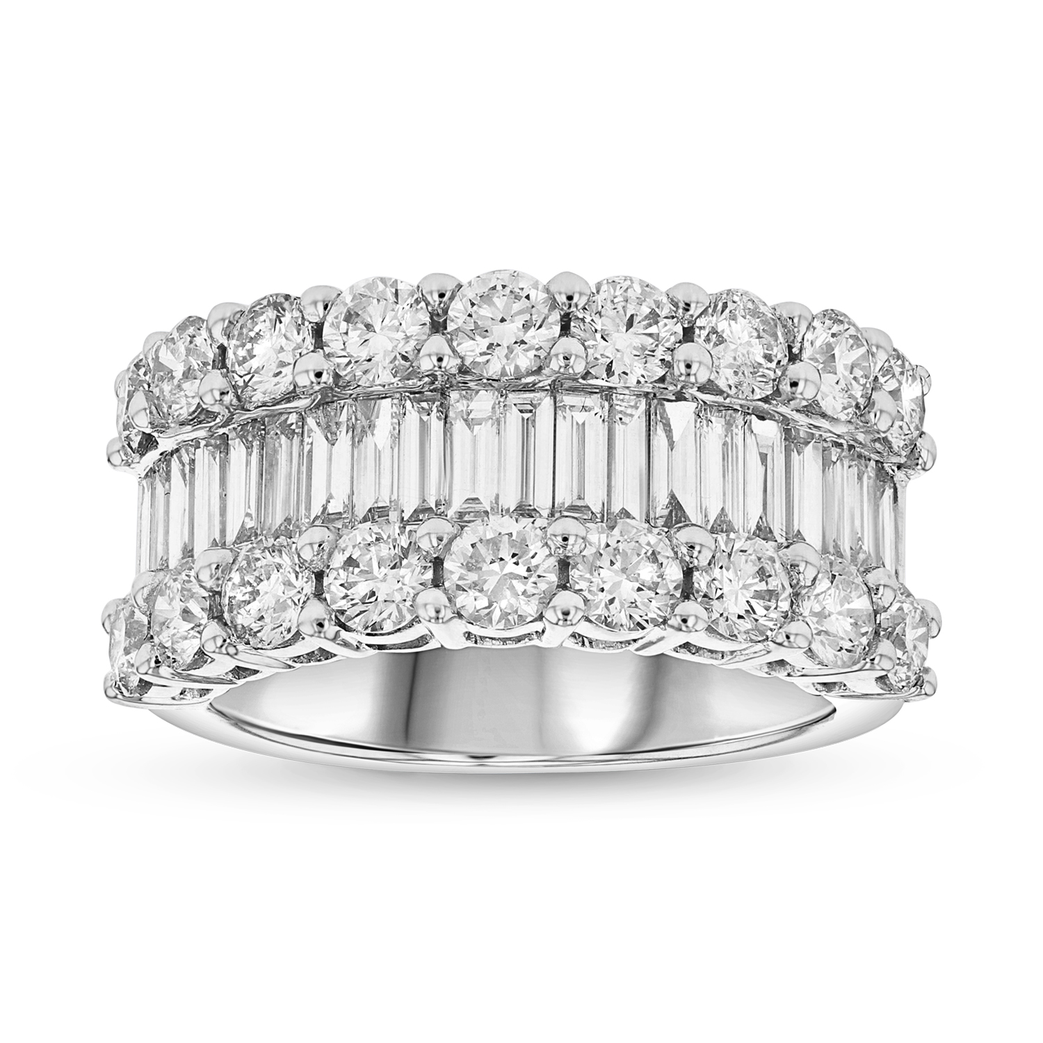 View 3.50ctw Diamond Fashion Ring in 18k White Gold