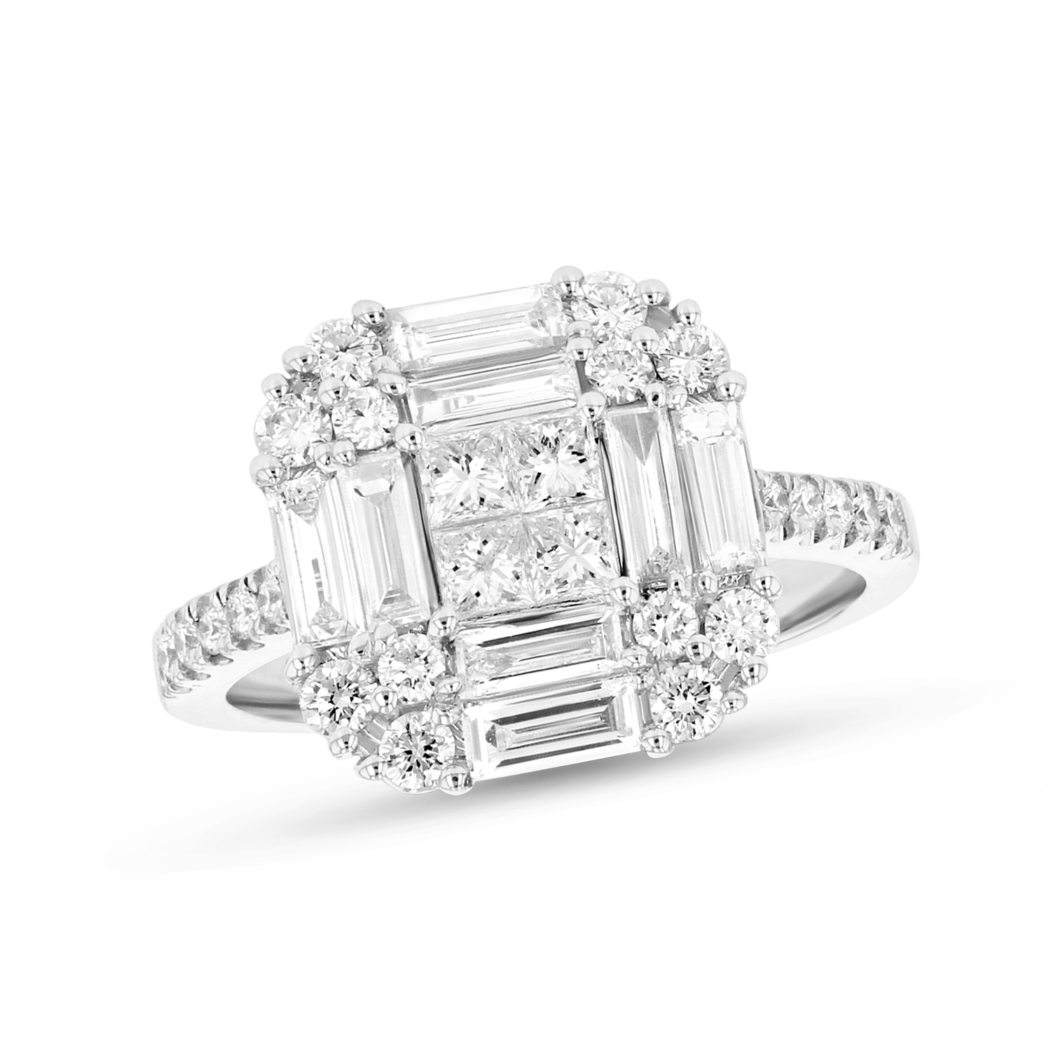 View 1.50ctw Diamond Ring in 18k White Gold