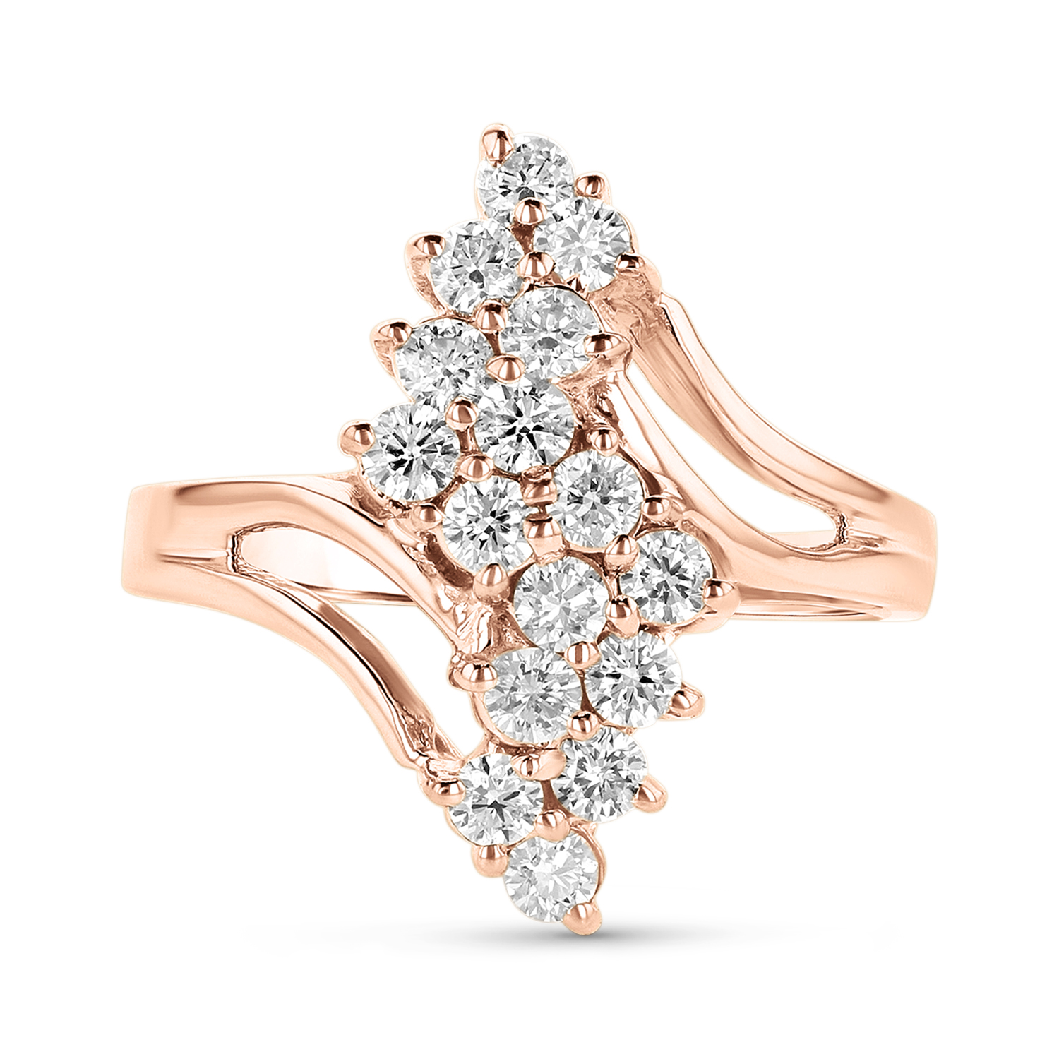 View 0.80ctw Diamond Ring in 14k Rose Gold