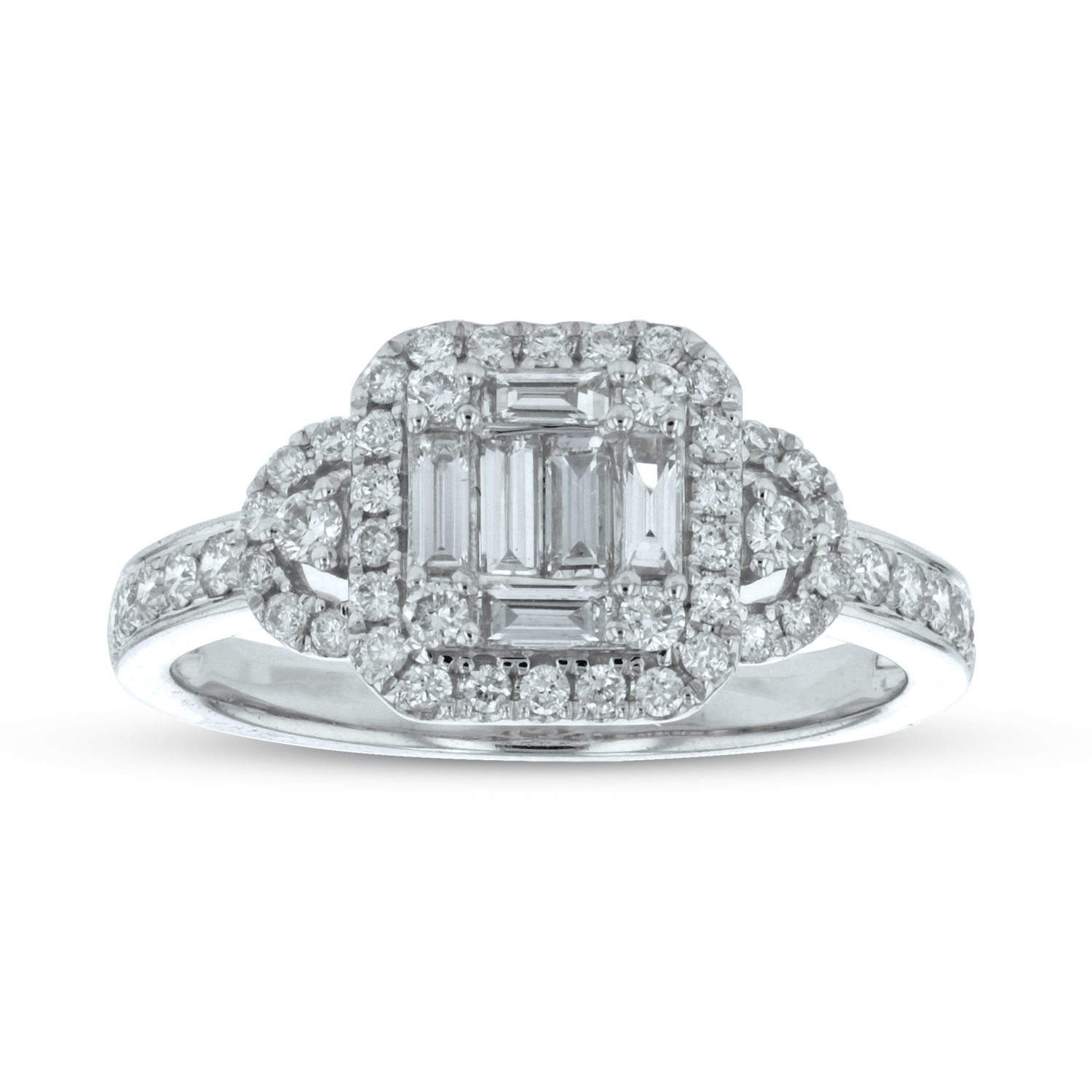View 0.67ctw Diamond Fashion Ring in 18k White Gold