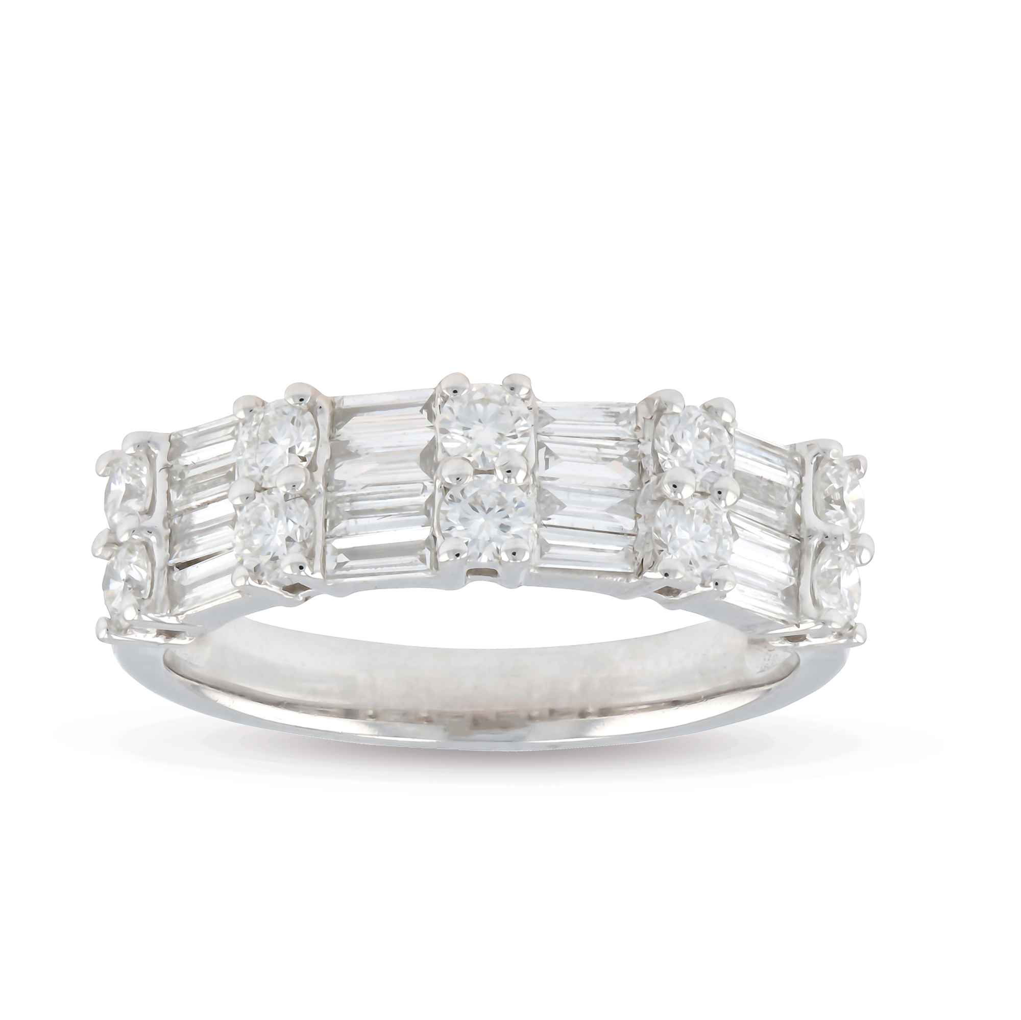 View 0.99ctw Diamond Fashion Band in 18k White Gold