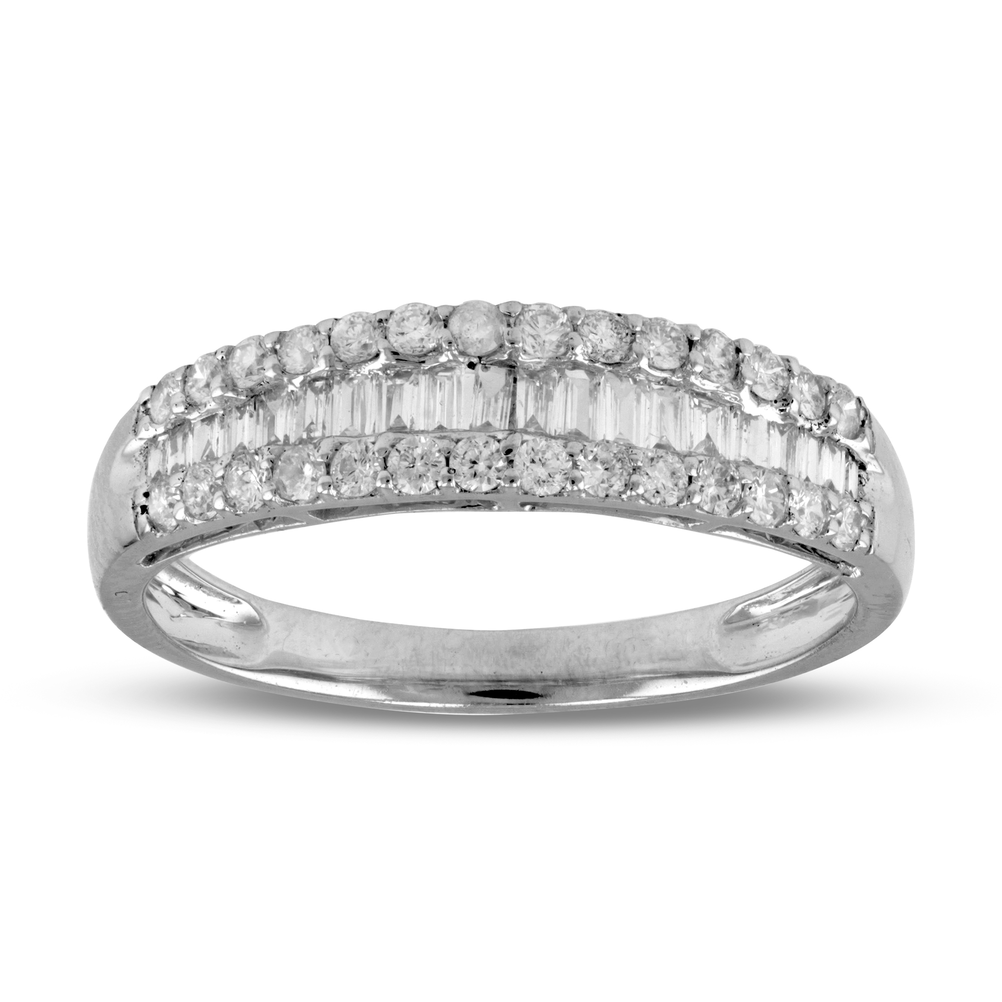 View 0.49ctw Diamond Wedding Band in 18k White Gold