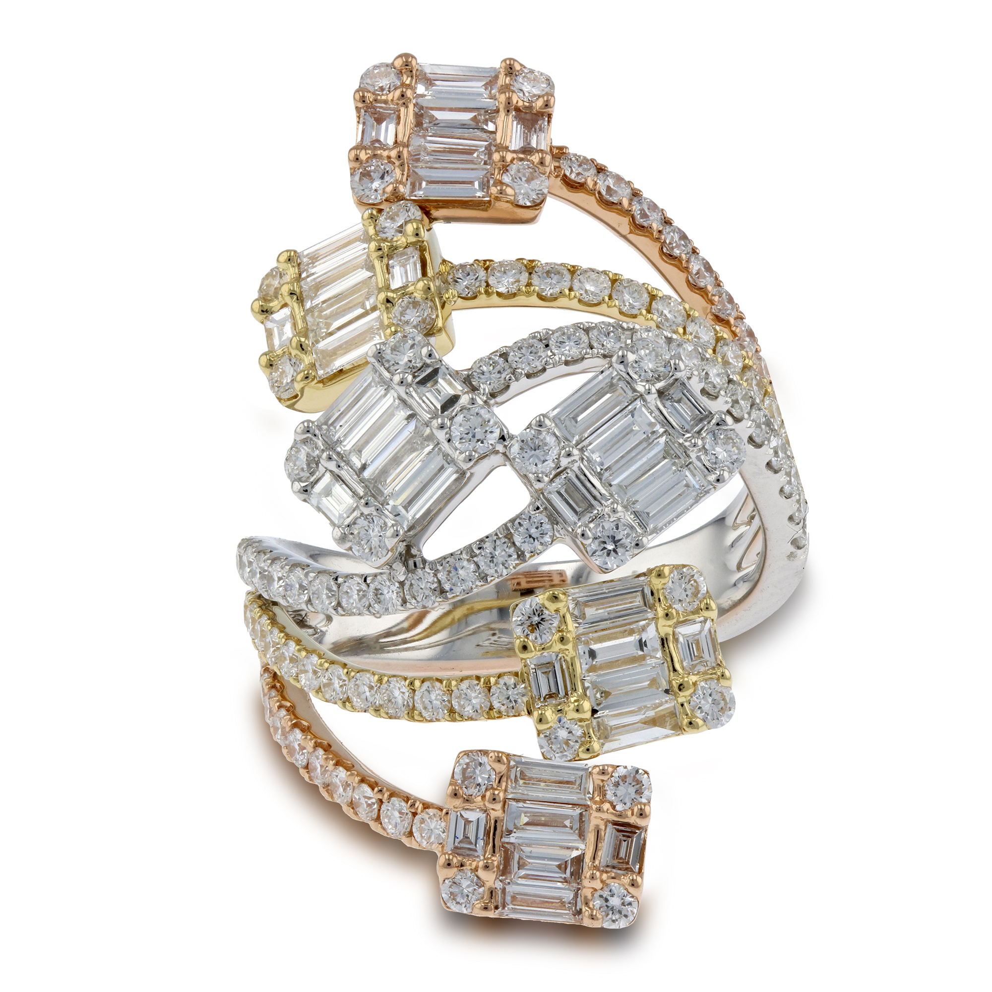 View 2.58ctw Diamond Fashiom Ring in 18k Gold