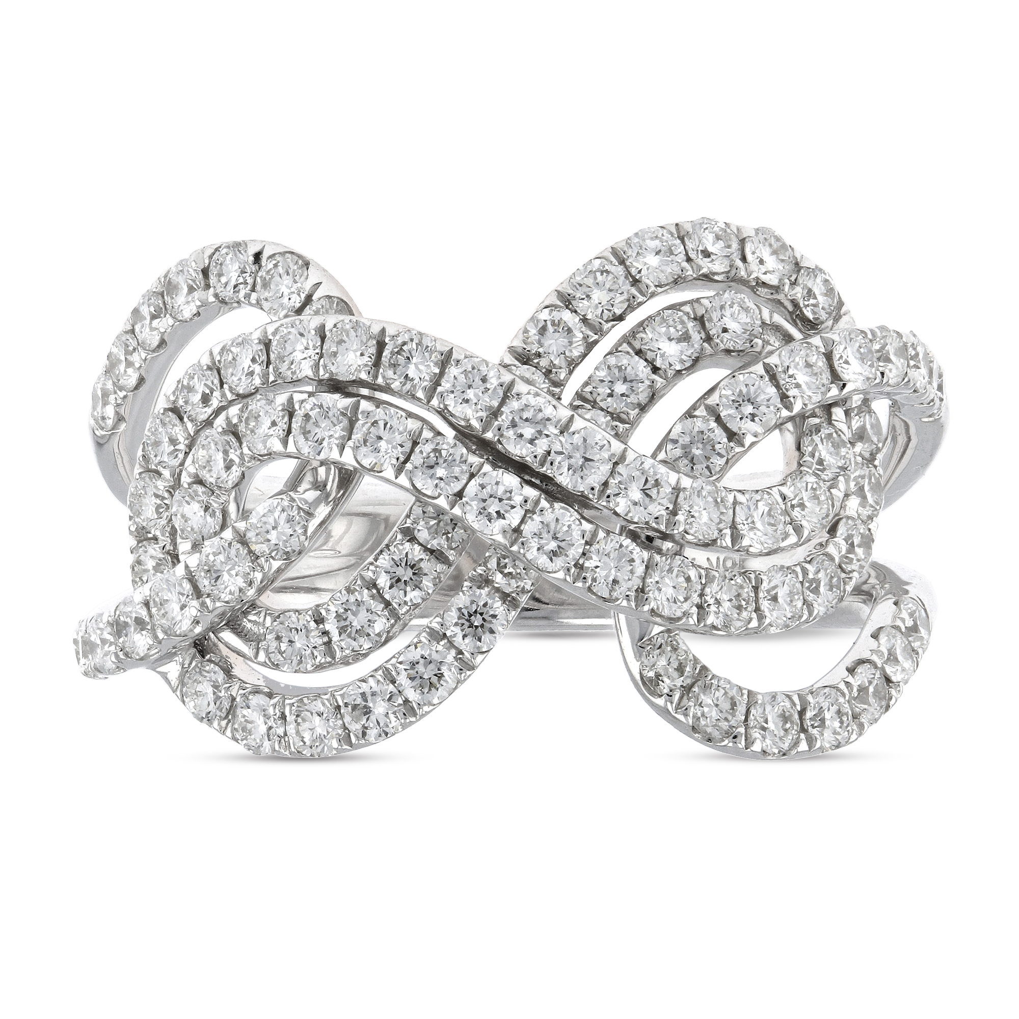 View 1.20ctw Diamond Fashion ring in 18k White Gold
