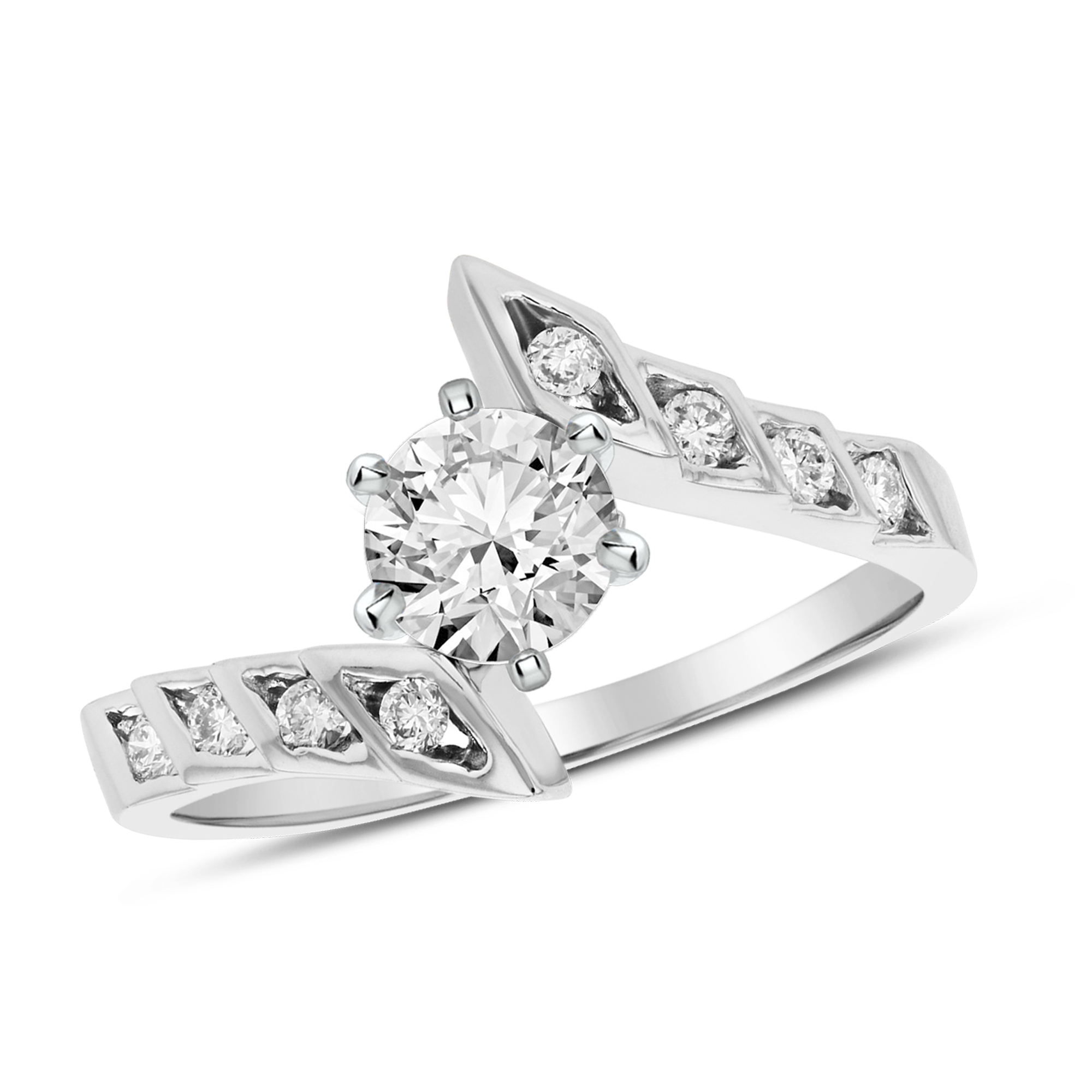 View 0.55ctw Diamond Engagement Ring in 14k Gold