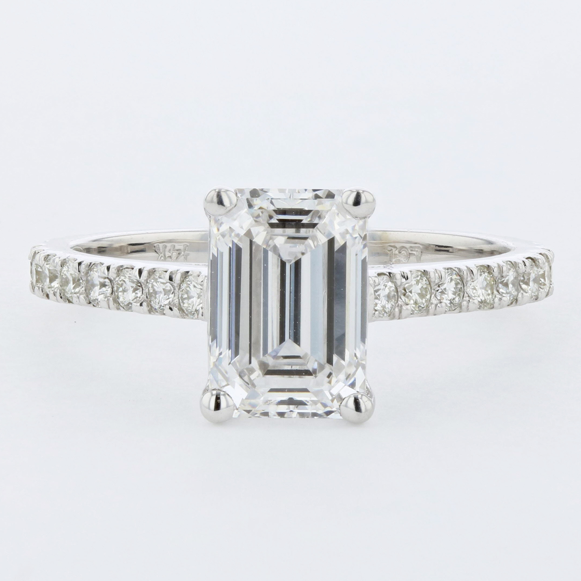 View 2.38ctw Diamond Engagment Ring in 14k White Gold