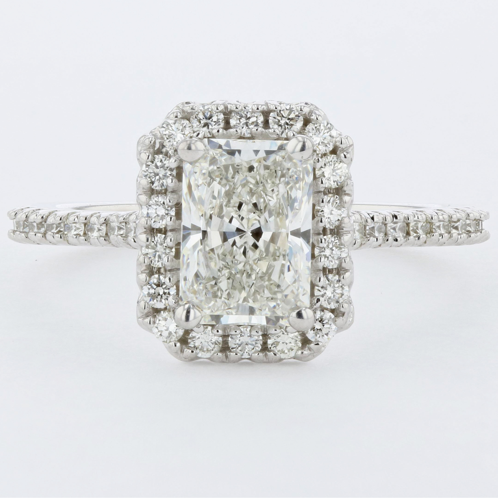 View 1.67ctw Diamond Engagment Ring in 14k White Gold